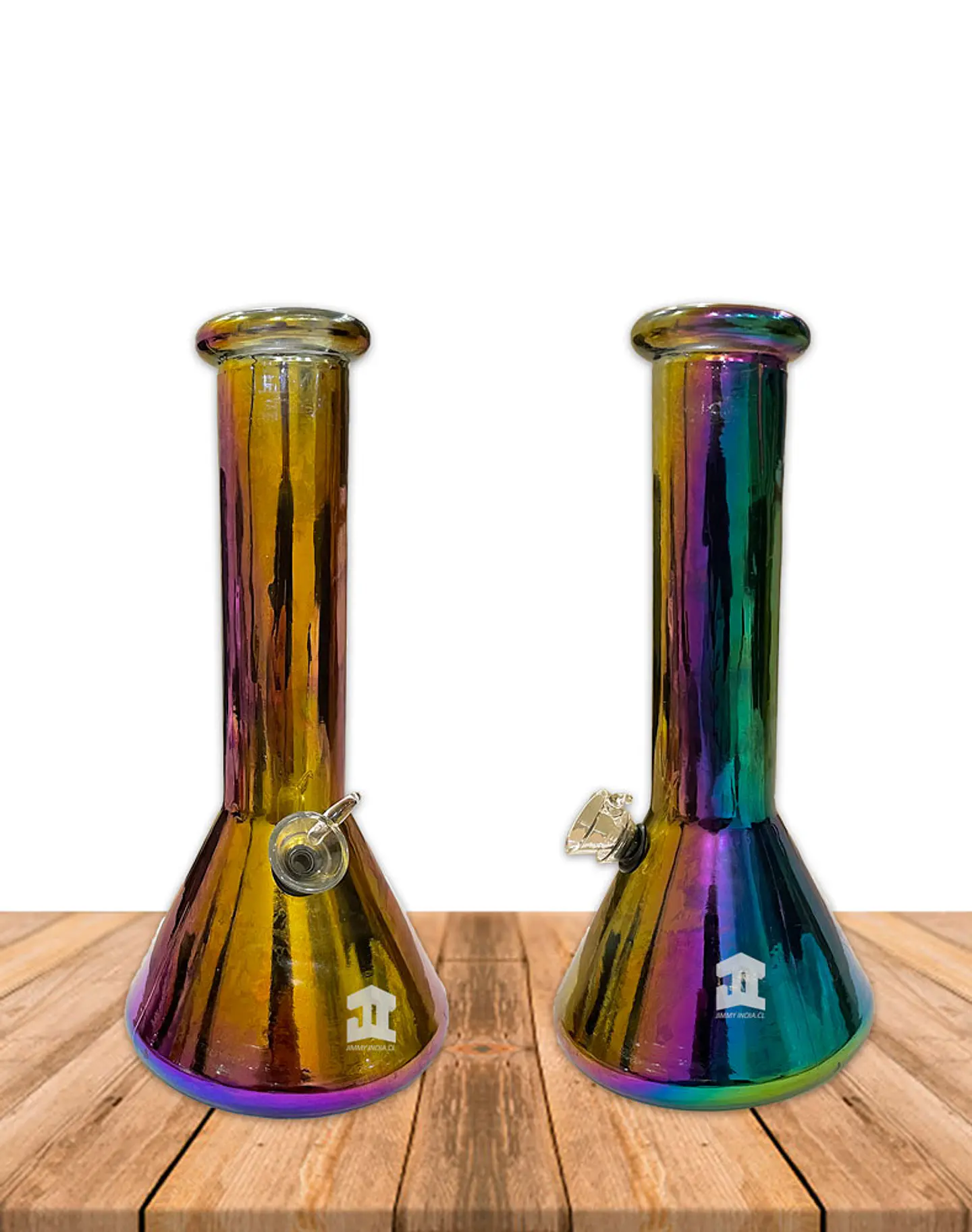 Bong Tornasol Grande de Vidrio  GLA-007 2