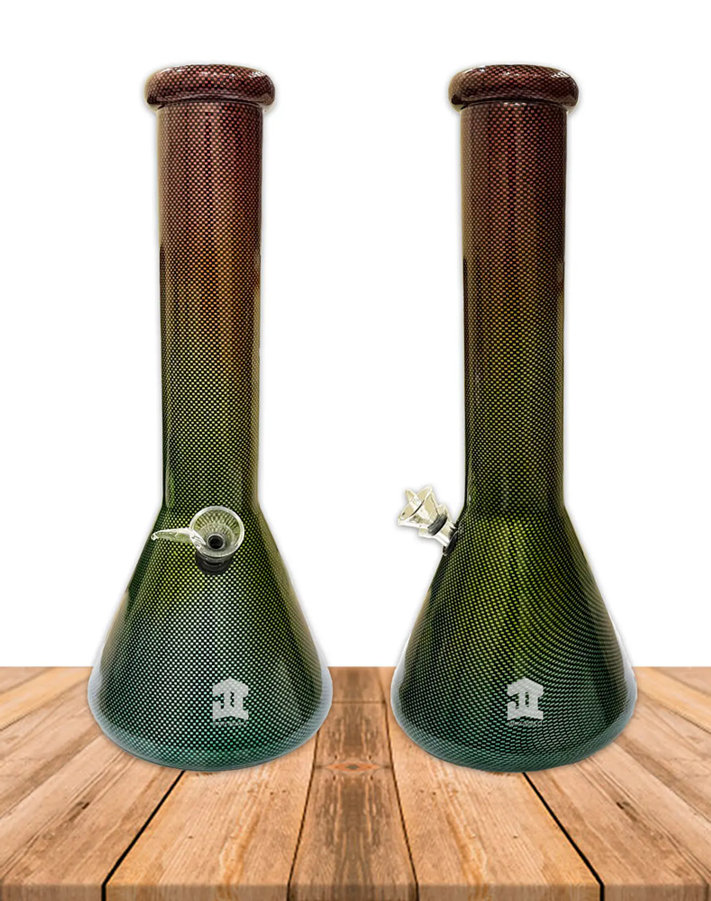 Bong Rejado Grande de Vidrio  GLA-022 2