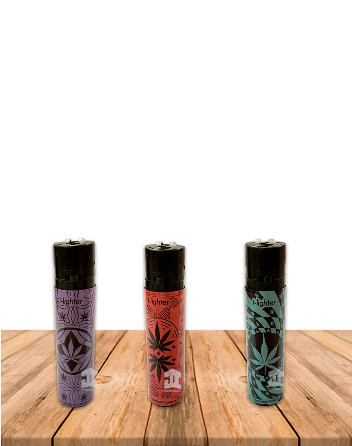 Encendedores i-Lighter Sleeve Green Leaf - 3 1