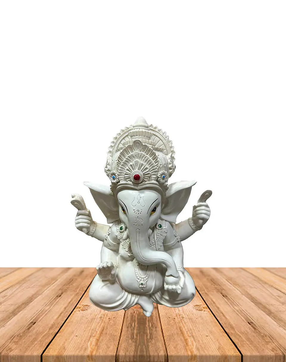 Dios Ganesh en Poliresina Mediana  10