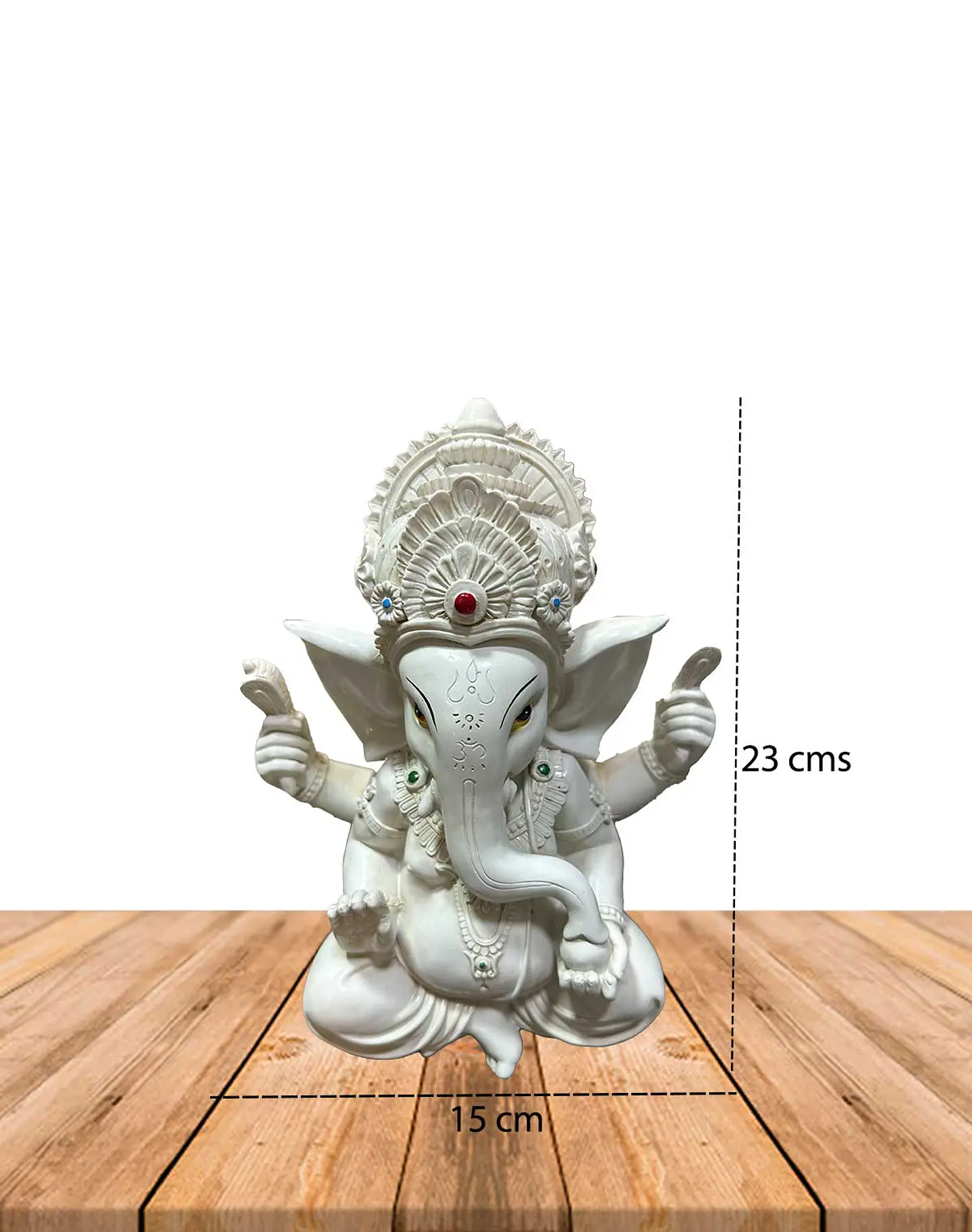 Dios Ganesh en Poliresina Mediana  10