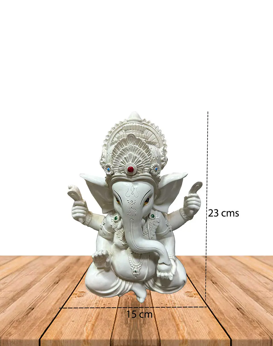 Dios Ganesh en Poliresina Mediana  10