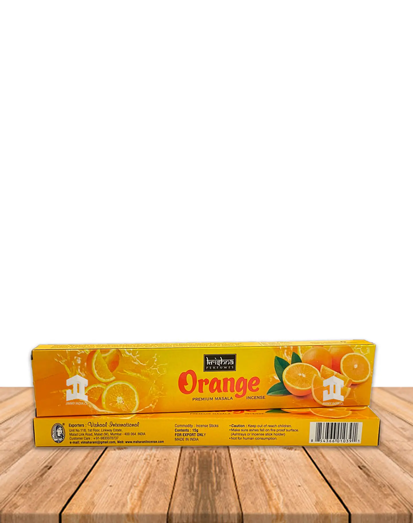 Incienso Krishna Premium Naranja 15 grs 2
