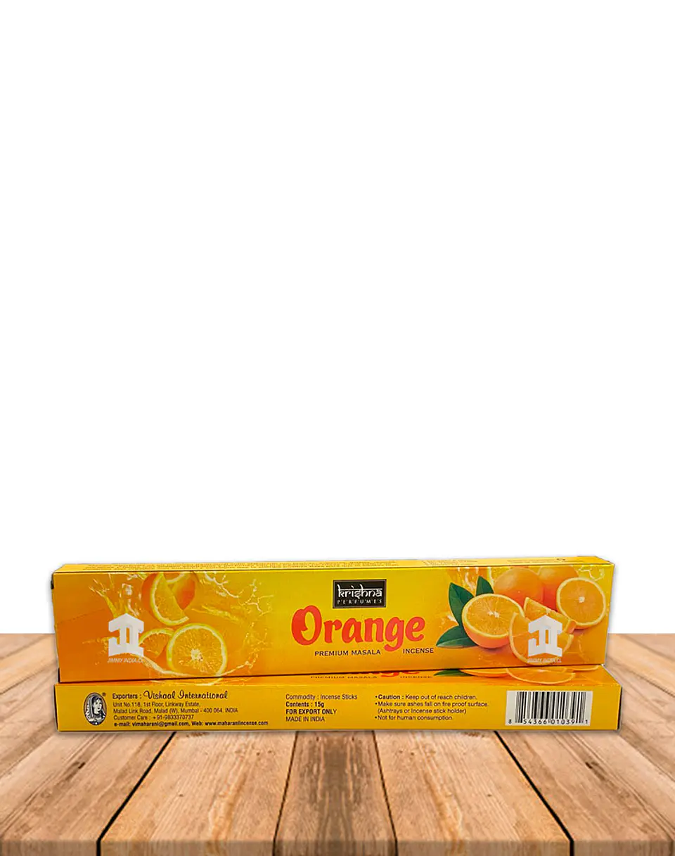 Incienso Krishna Premium Naranja 15 grs 2