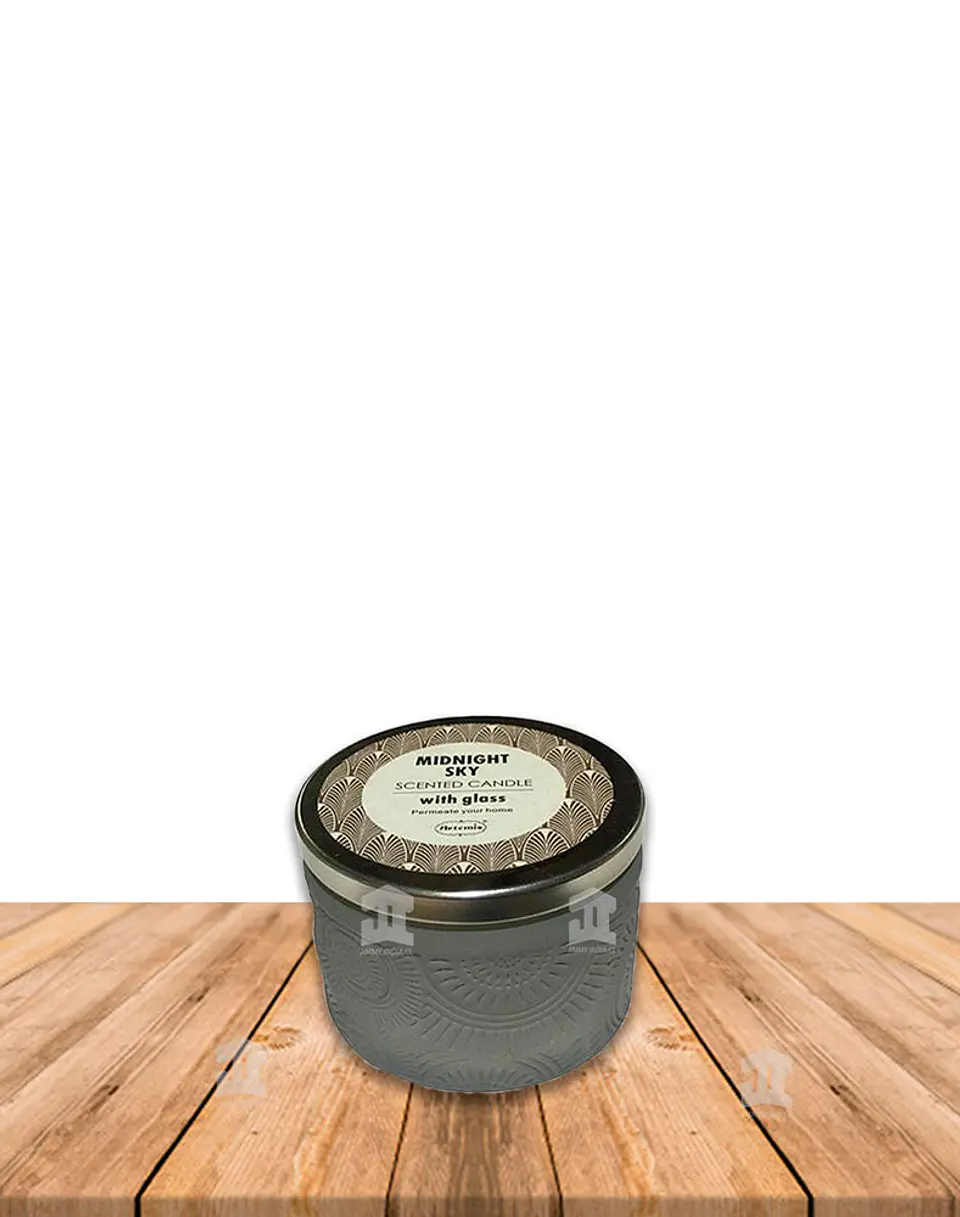Vela Aromatica Home Fragance Vidrio Tallado JI19-460 2