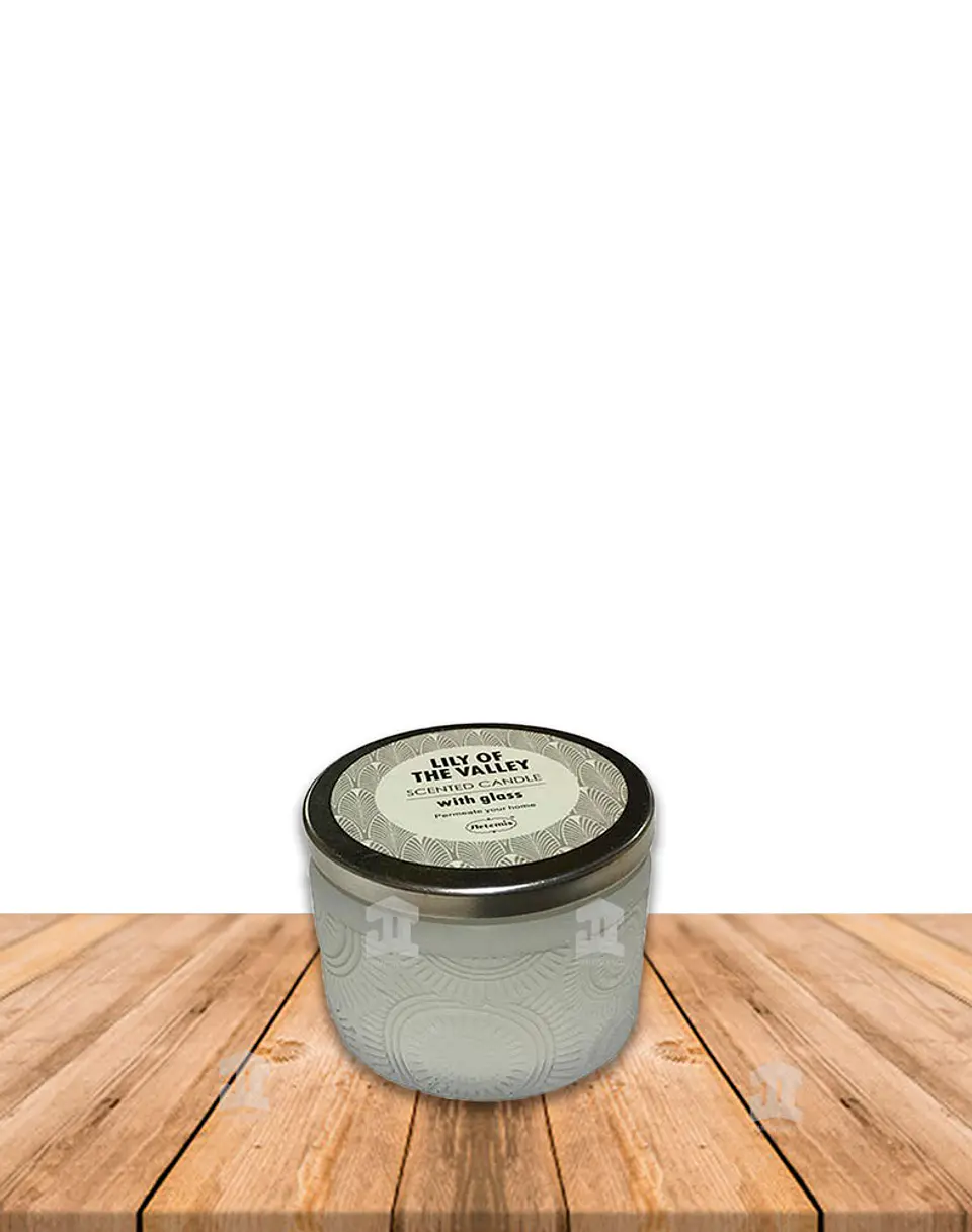 Vela Aromatica Home Fragance Vidrio Tallado JI19-460 3