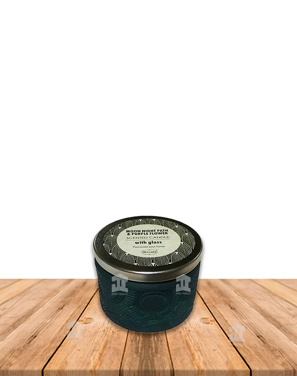 Vela Aromatica Home Fragance Vidrio Tallado JI19-460 1