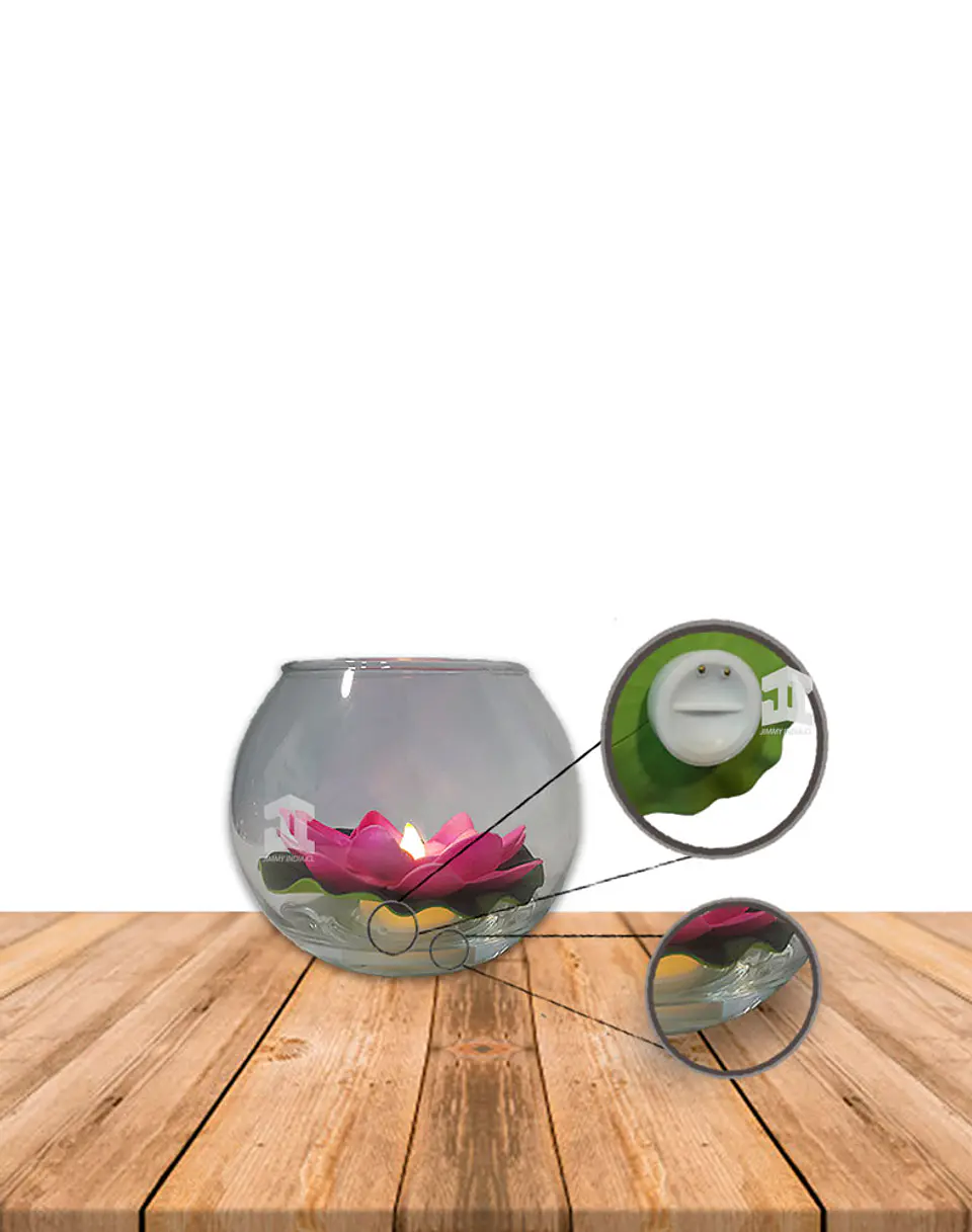  Caja Flor de Loto con Luz 6 un 2