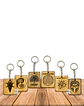 Pack de 6 Unidades Llavero De Palo Santo  - Miniatura 1