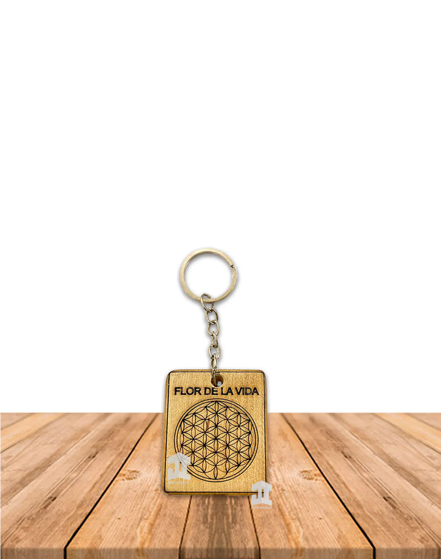 Pack de 6 Unidades Llavero De Palo Santo  6