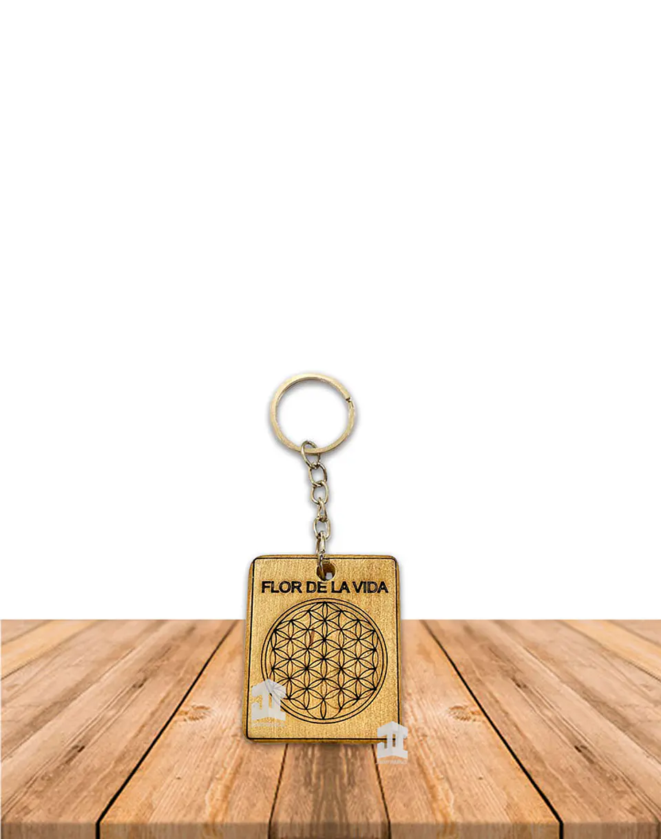Pack de 6 Unidades Llavero De Palo Santo  6
