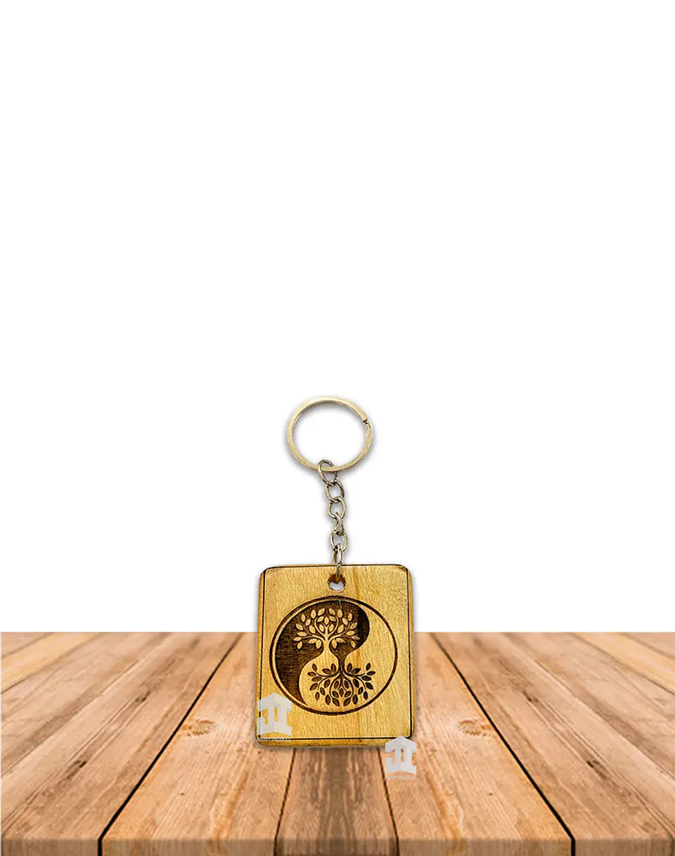 Pack de 6 Unidades Llavero De Palo Santo  8