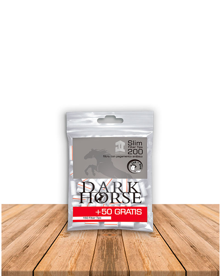 Filtro Dark Horse Slim Engomado Promocion Display x 30