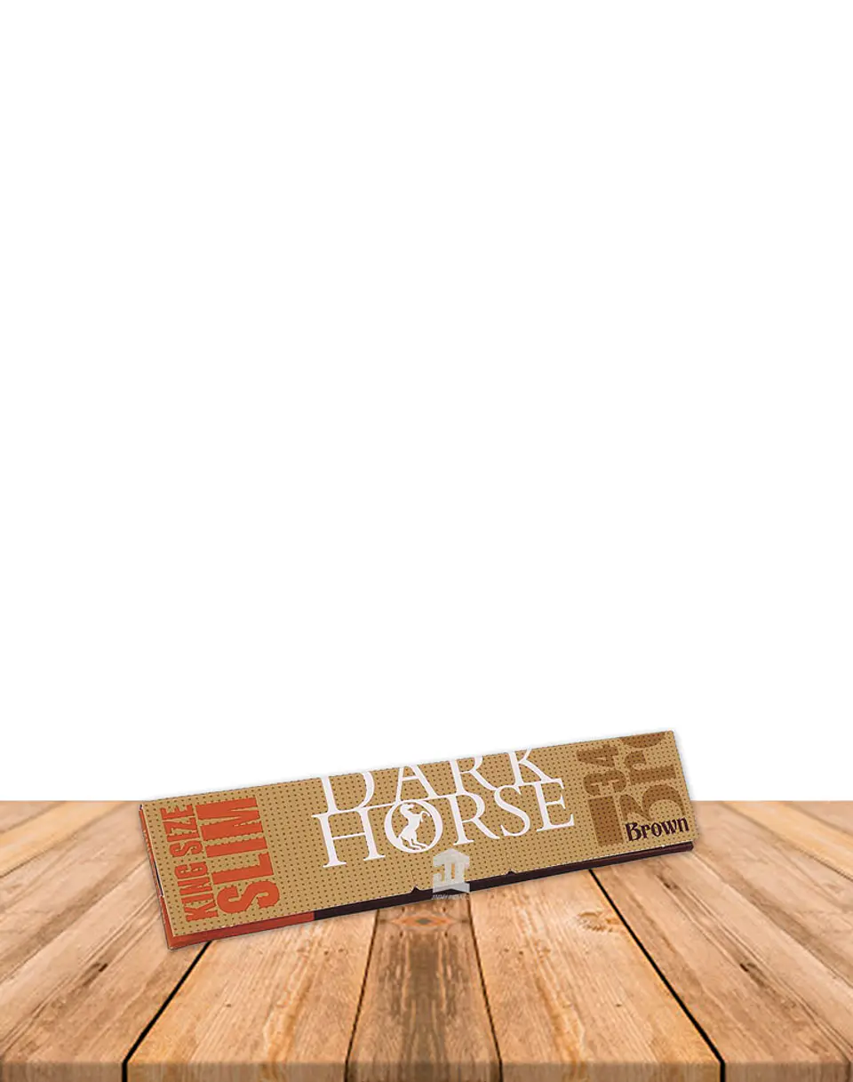 Papelillo Dark Horse Sabana King Size Slim Brown, Caja de 25 2