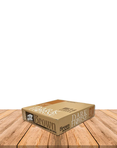 Papelillo Dark Horse Sabana King Size Slim Brown, Caja de 25