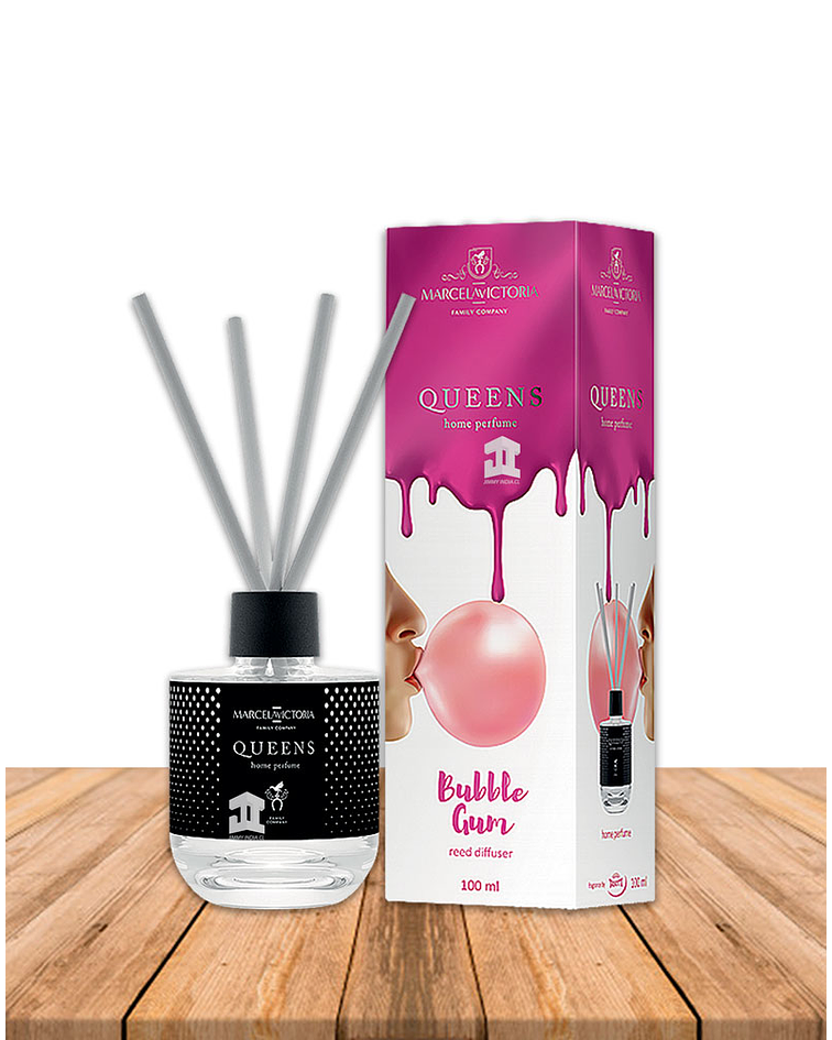 Reed Difusor Queens Bubble Gum 100ml