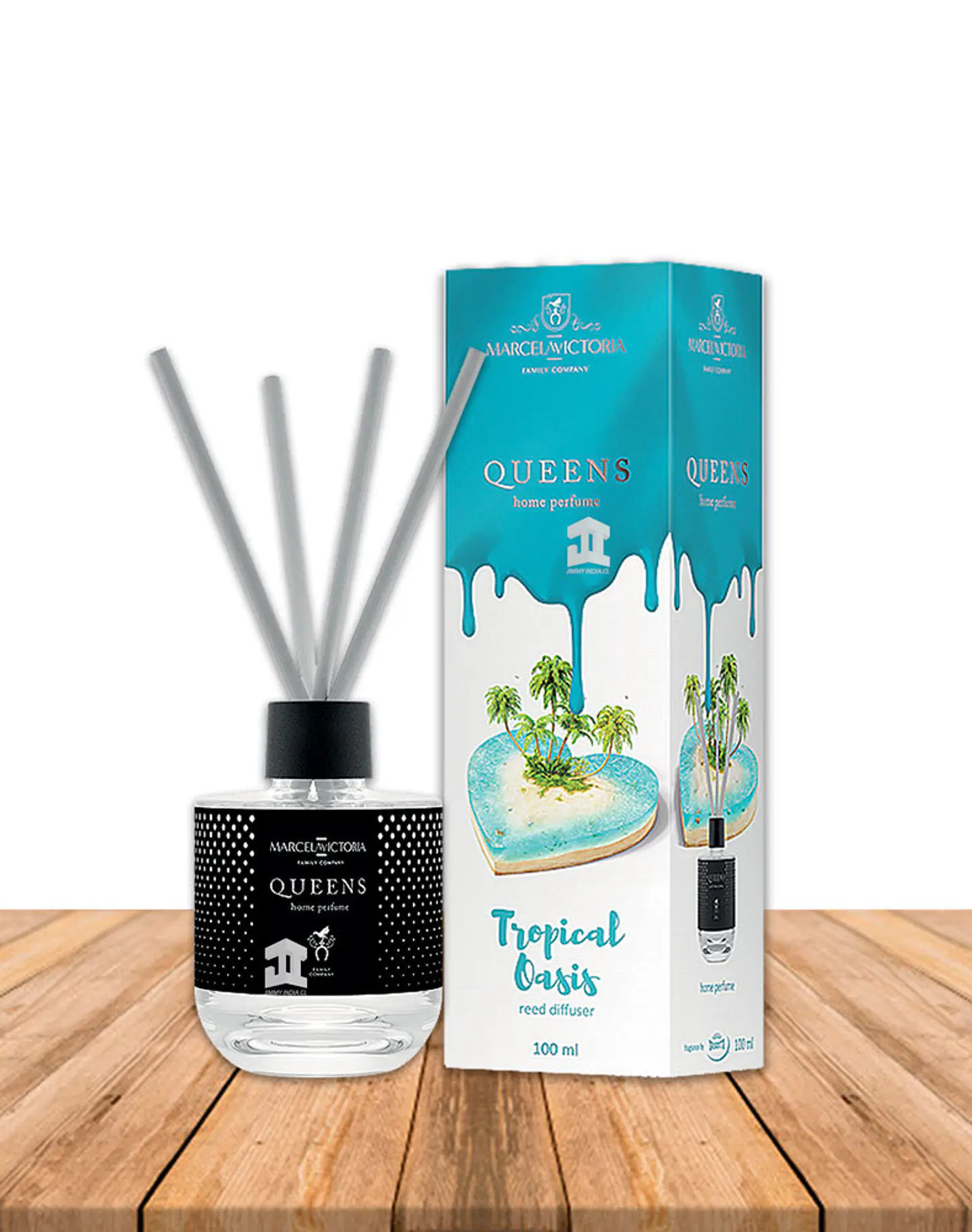 Reed Difusor Queens Tropical Oasis MV 100ml 1
