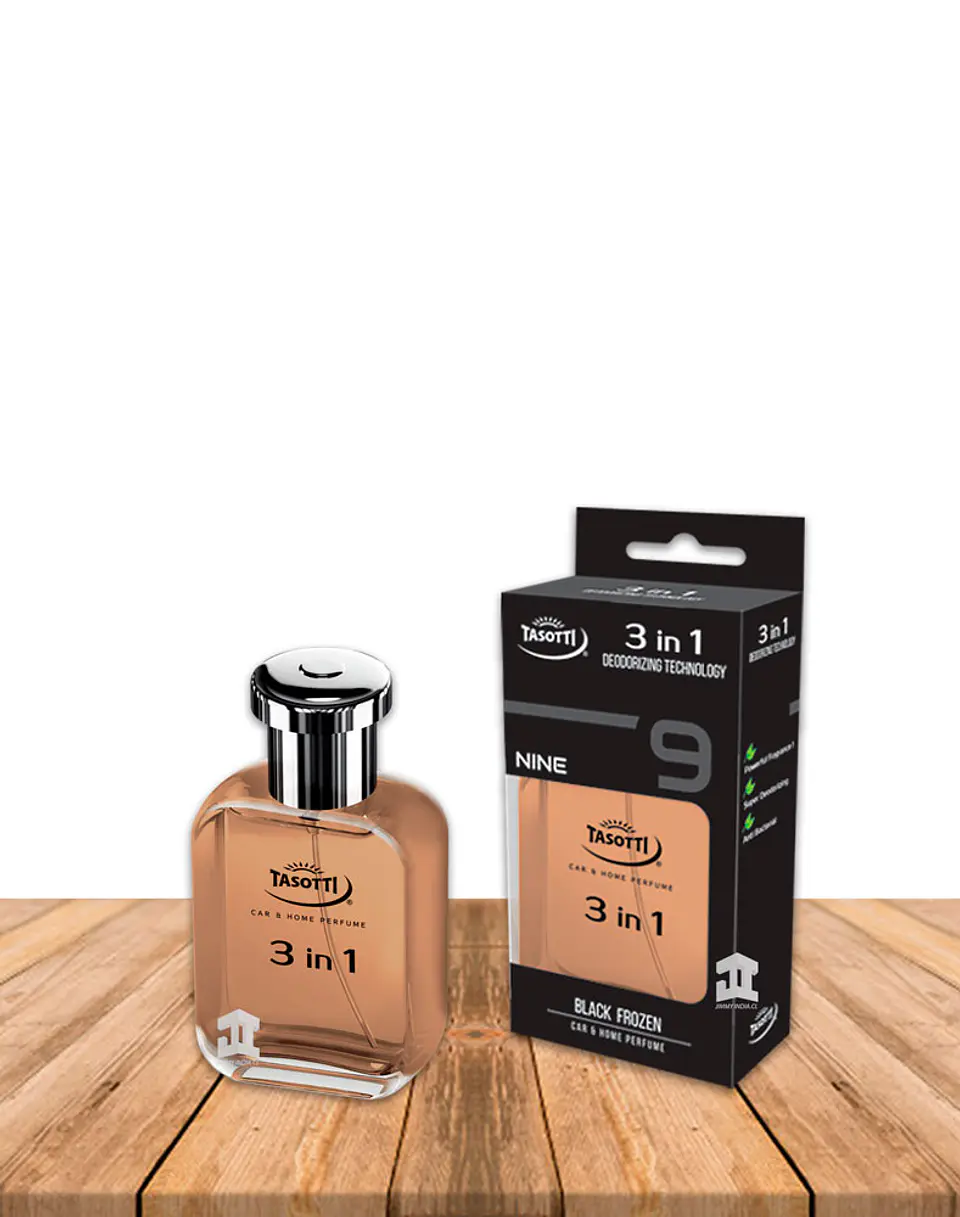 Perfume de Auto Tasotti 3en1 Black Frozen 1