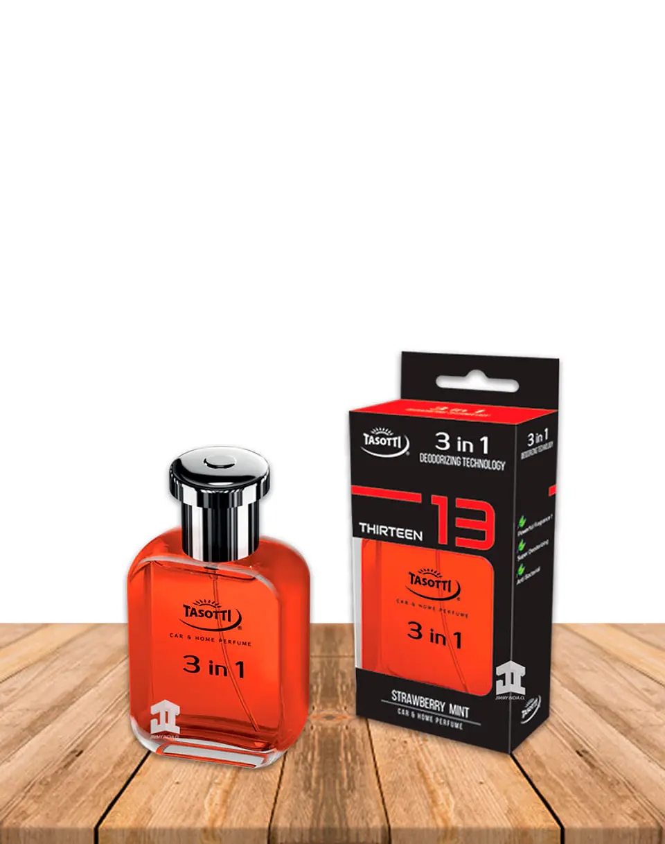 Perfume de Auto Tasotti 3en1 Strawberry Mint 1