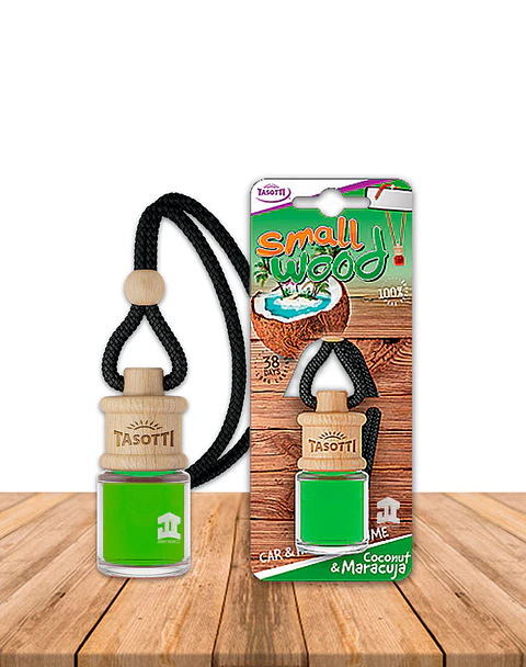 Aromatizador de Auto Small Wood Coco & Maracuya 4ml