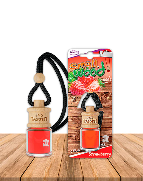 Aromatizador de Auto Small Wood Strawberry 4ml