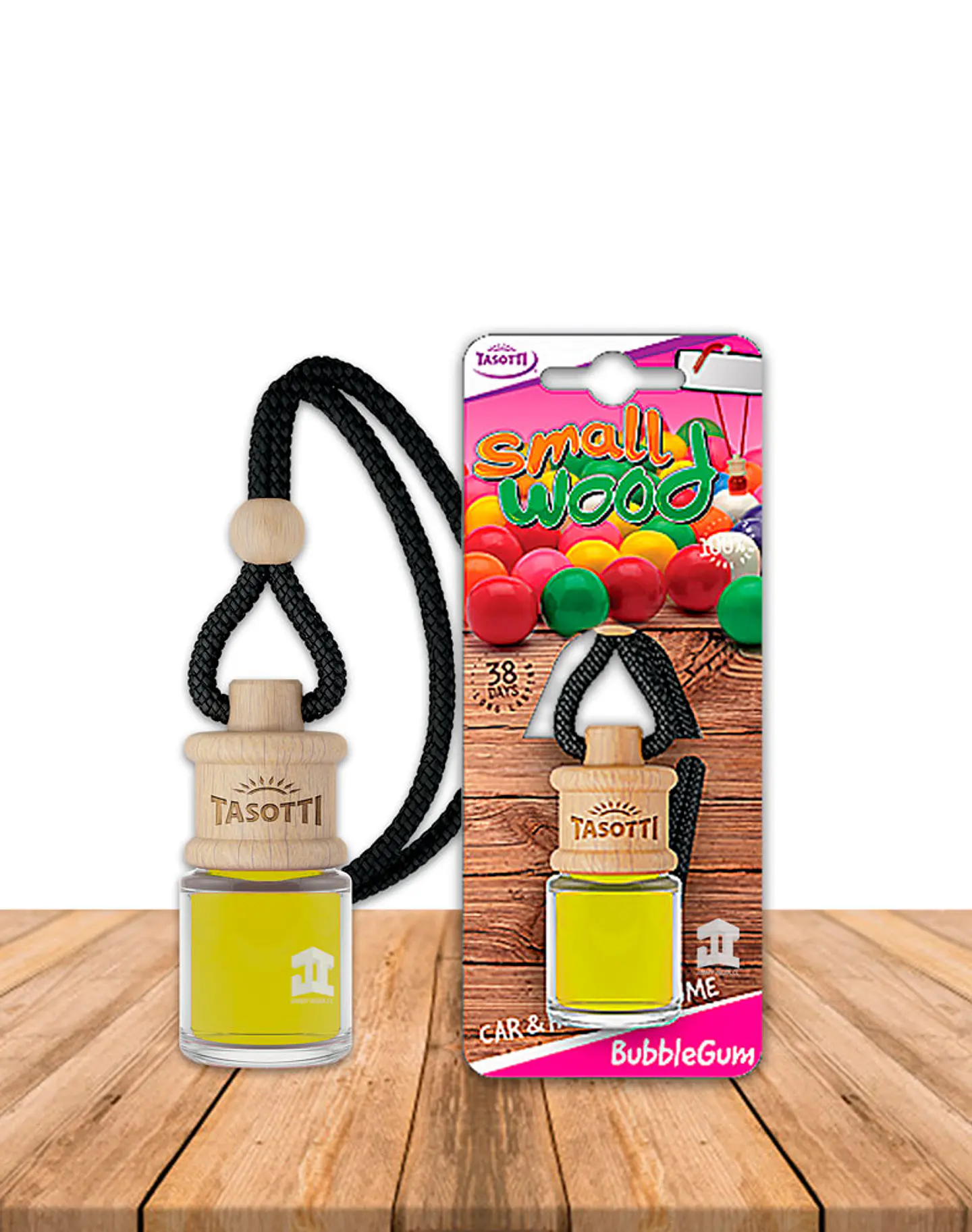 Aromatizador de Auto Small Wood BubbleGum 4ml 1
