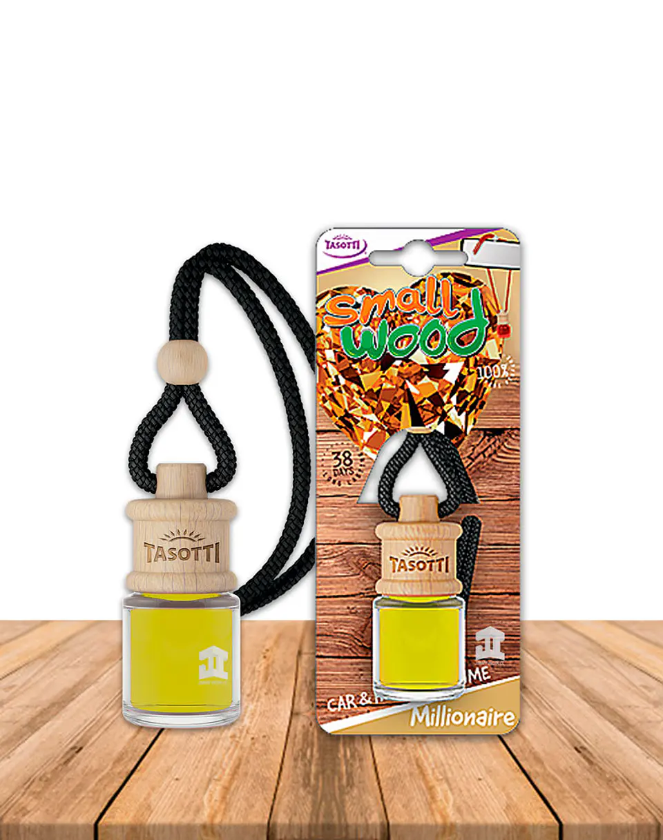 Aromatizador de Auto Small Wood Millionaire 4ml 1