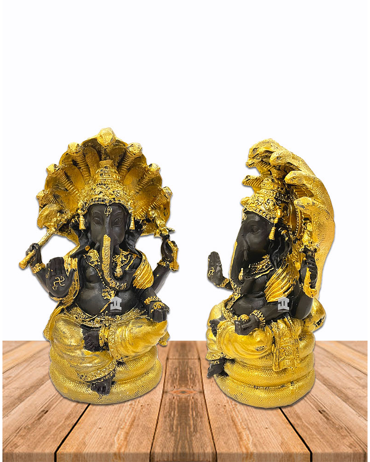 Dios Ganesh  en Poliresina    7" JI19-044