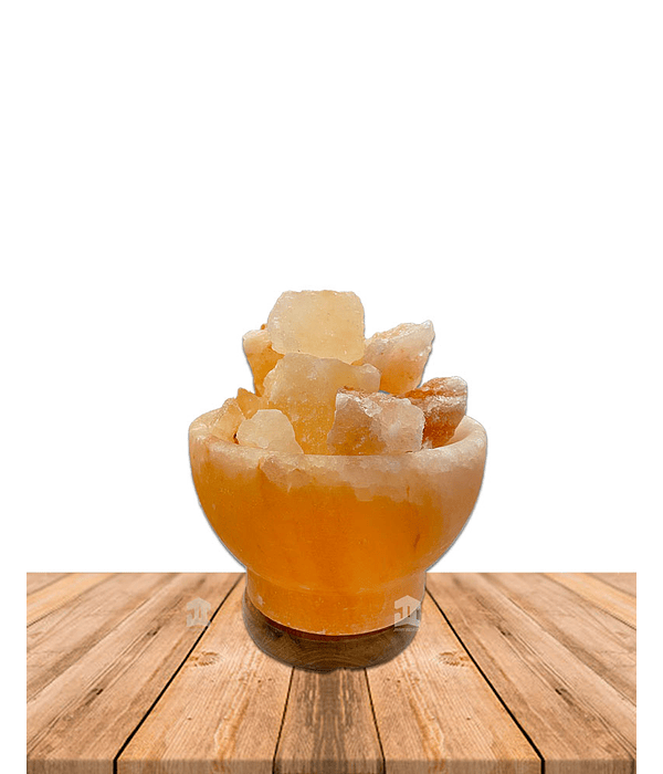 Canasta luminosa de Sal de Himalaya 6 "