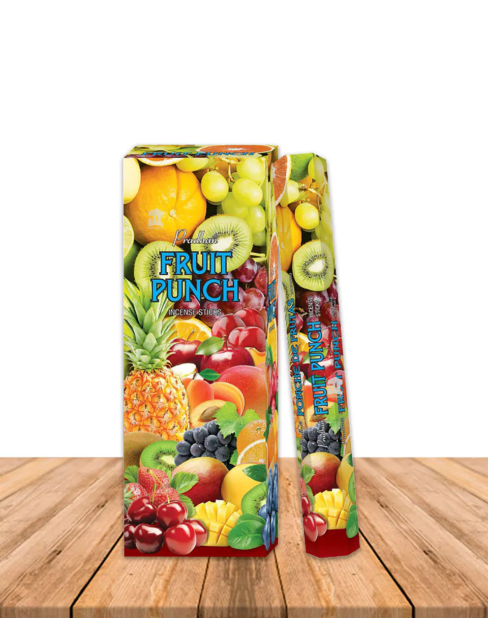 Incienso Formato Hexagonal Ponche De Frutas 1