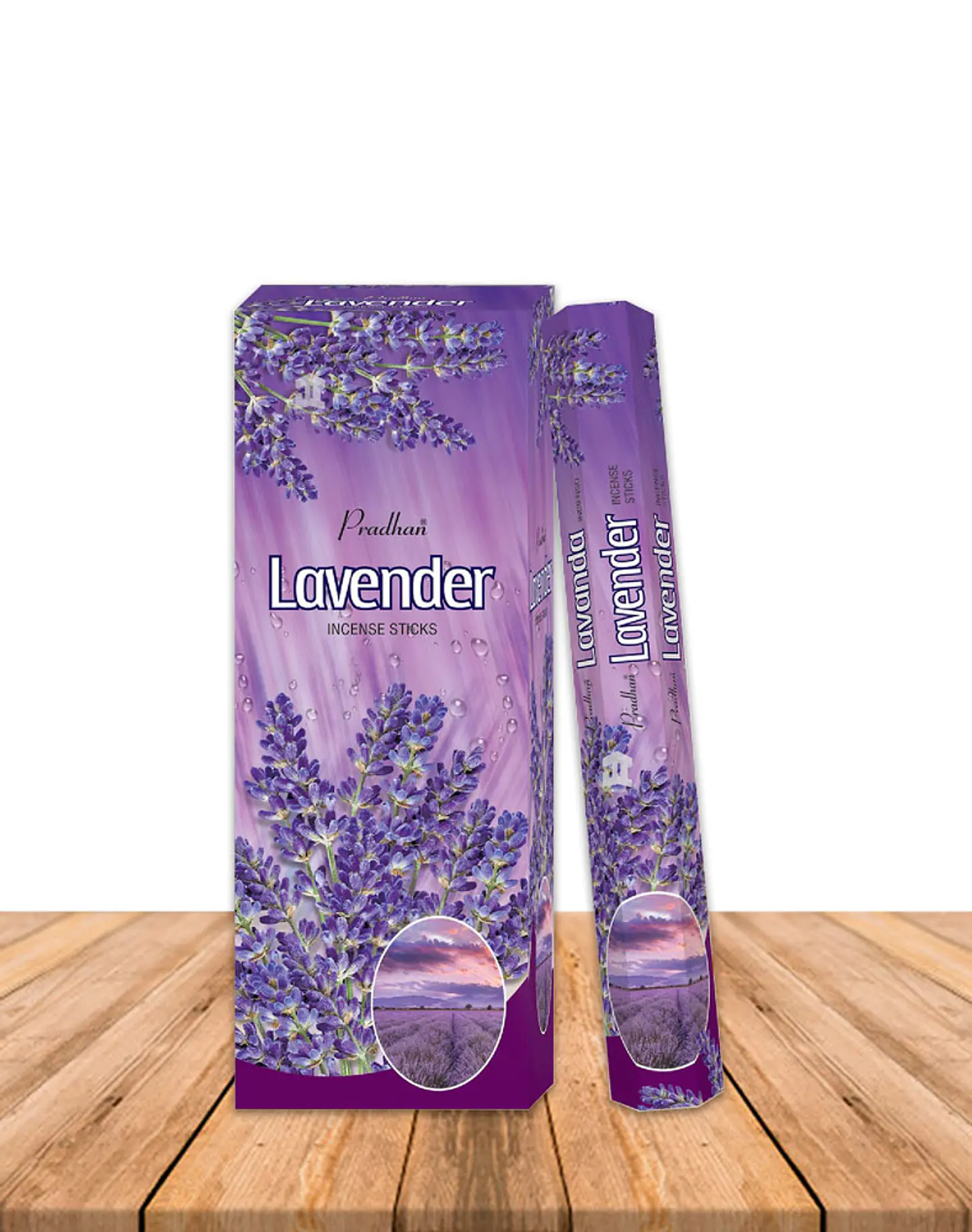 Incienso Formato Hexagonal Lavanda 1
