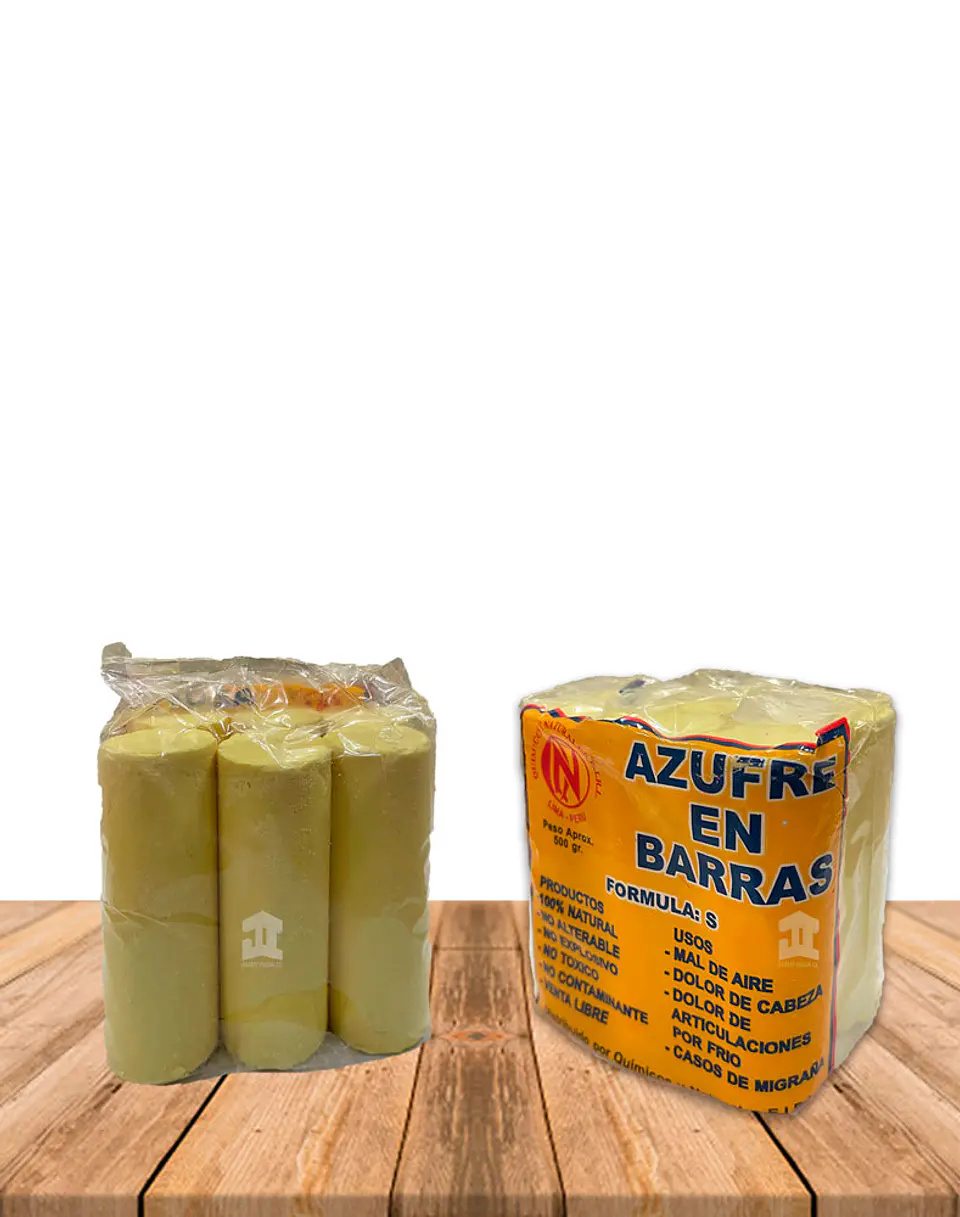 Azufre en Barra 500gr 1