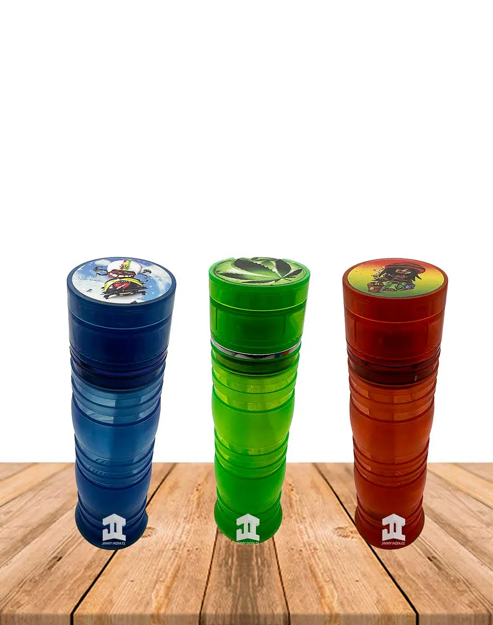 Bong acrilico con luz mas moledor JL-5990-2 1