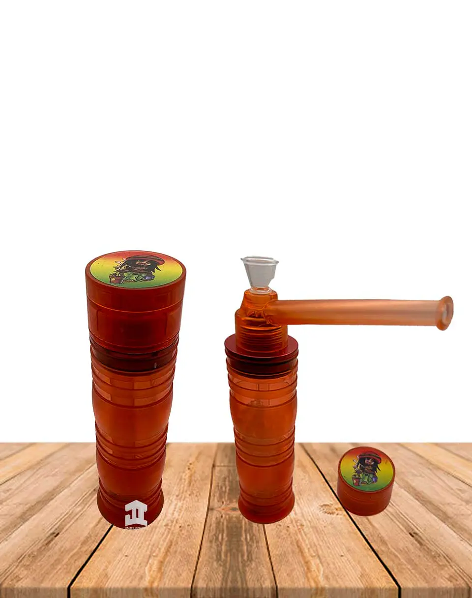Bong acrilico con luz mas moledor JL-5990-2 2