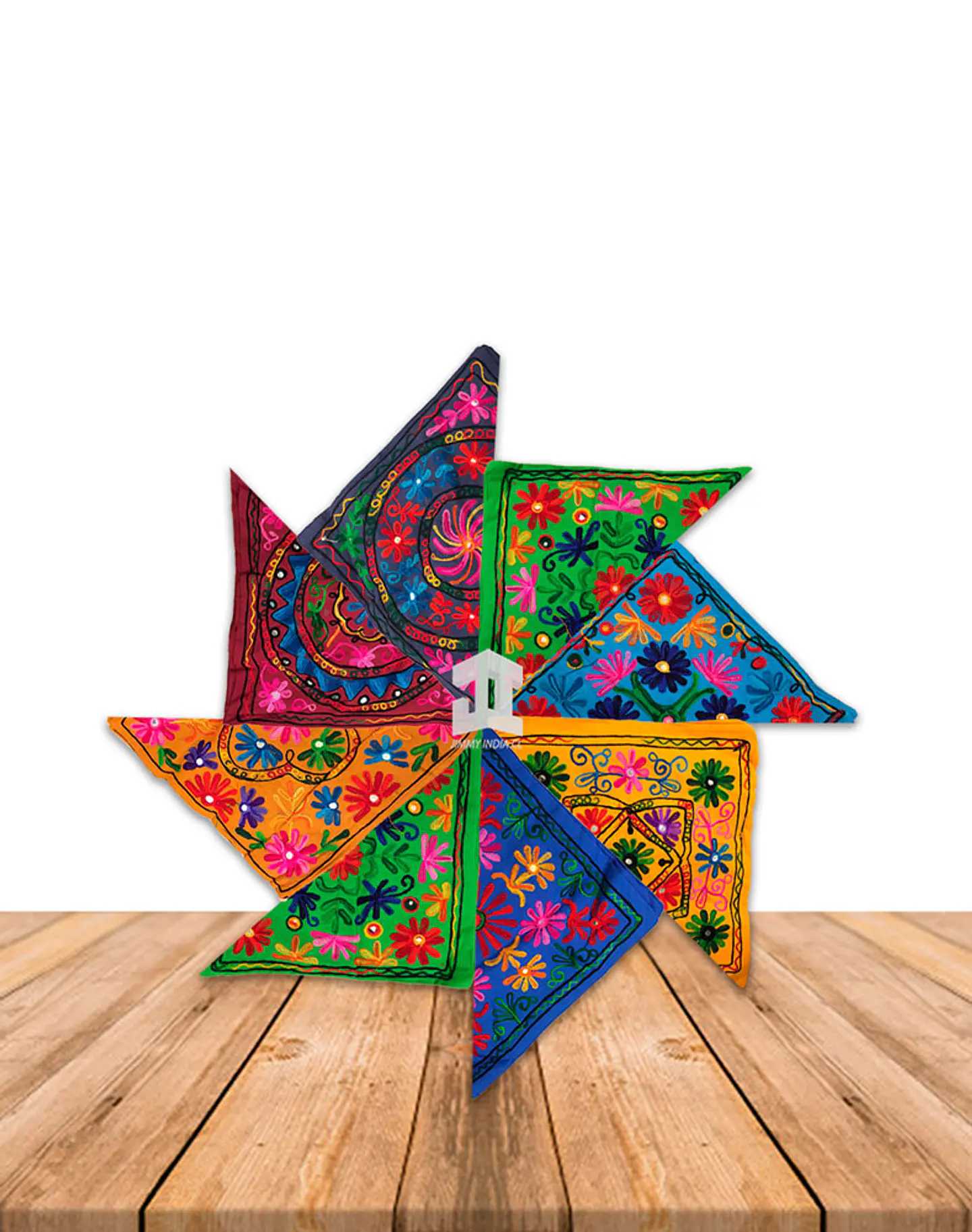Funda de Cojín Bordado Color 117-129 1