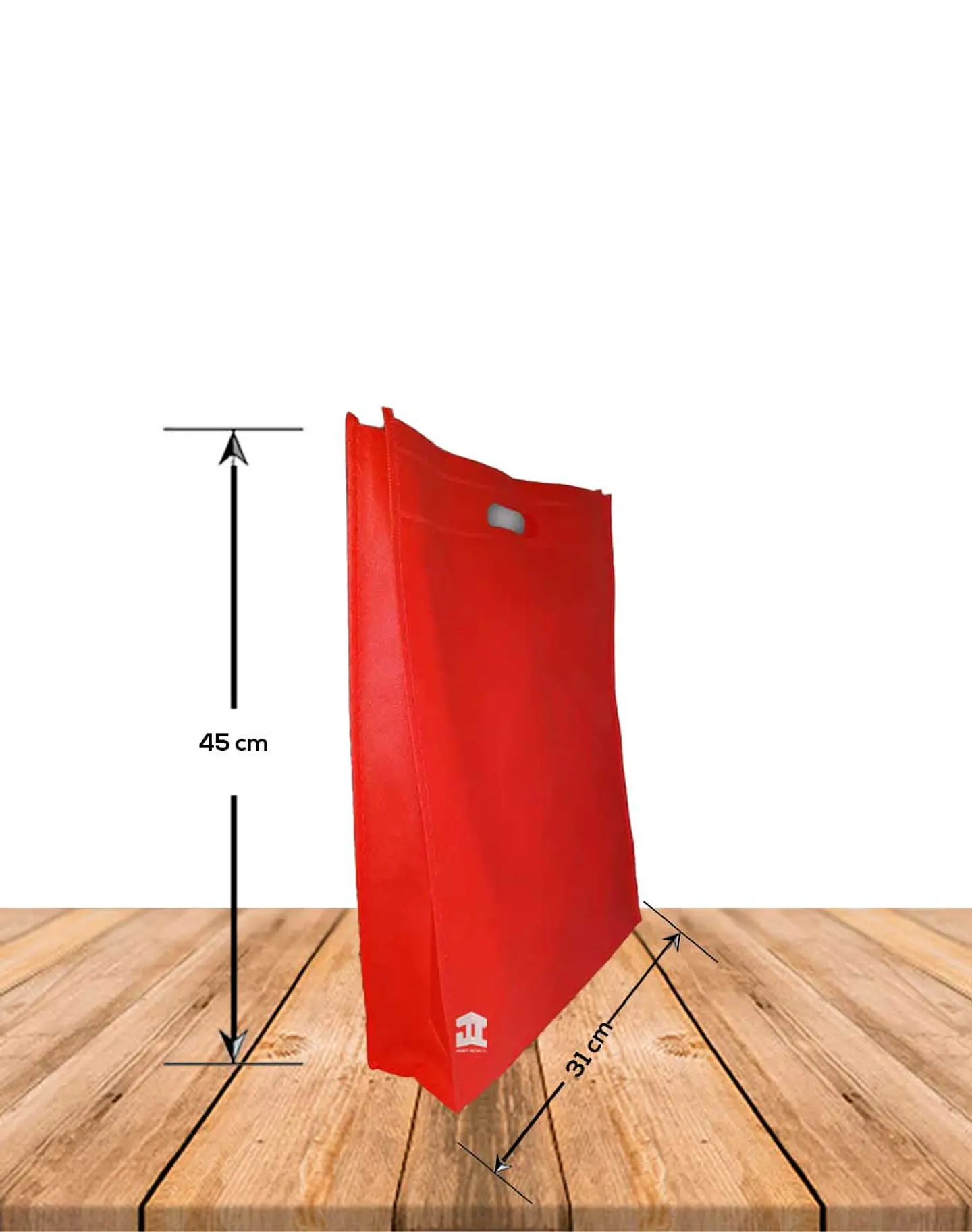 Bolsa Ecológica Con Fuelle 31 x 45 cms. Precio X Docena 7