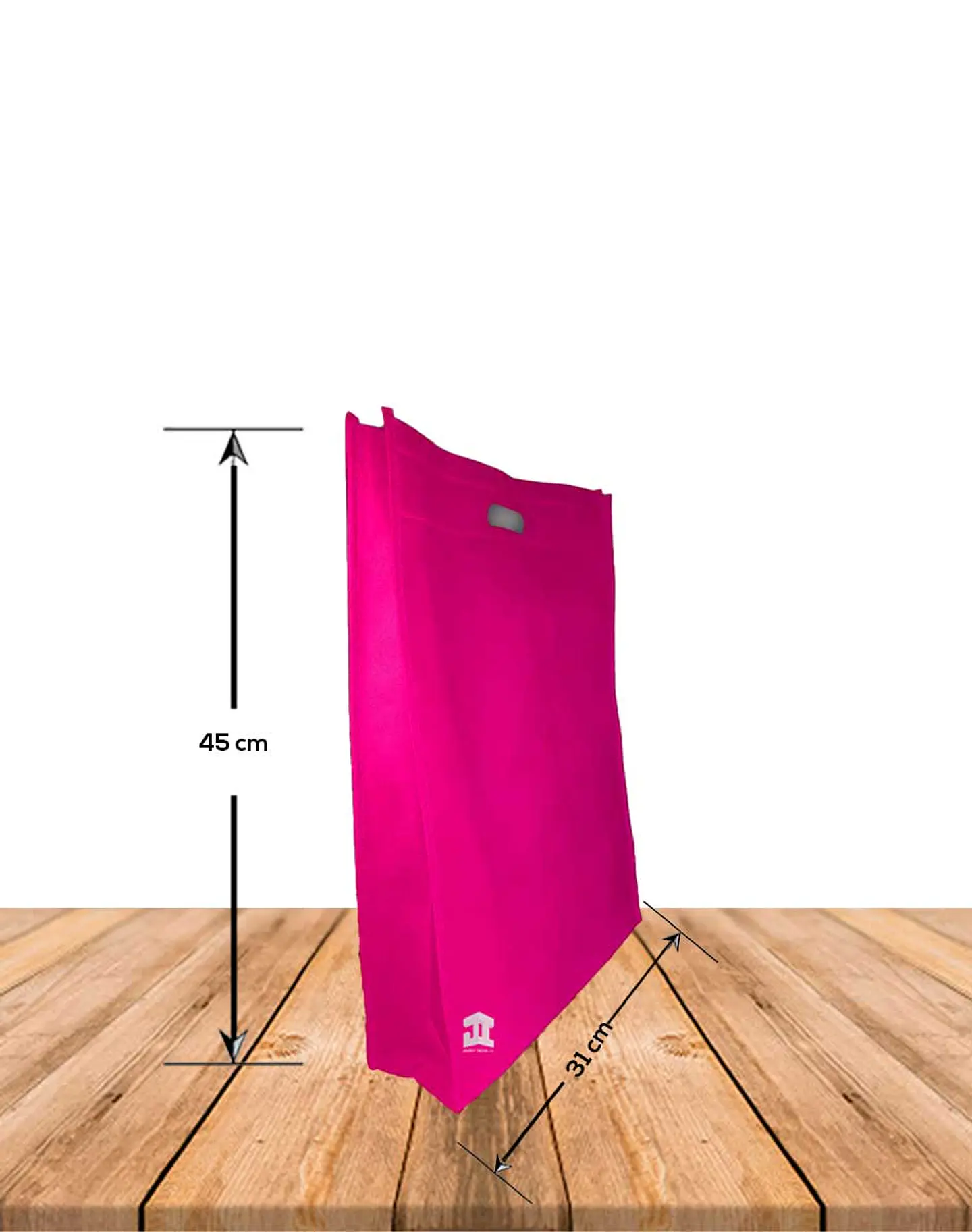Bolsa Ecológica Con Fuelle 31 x 45 cms. Precio X Docena 8