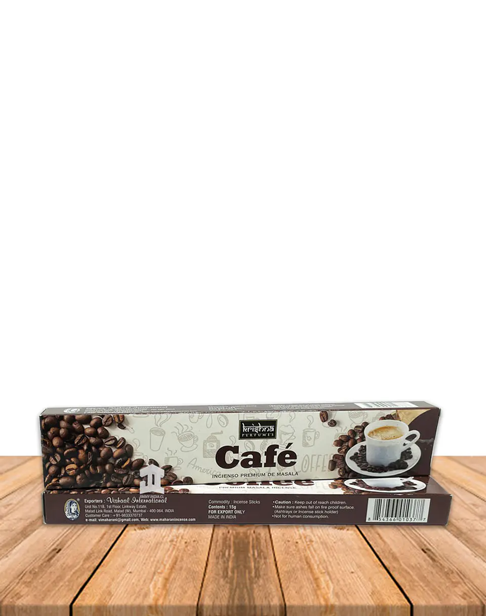 Incienso Krishna Premium Café 15 grs 2
