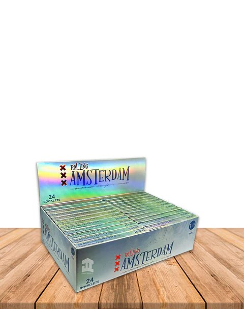Papel Rolling Amsterdam  CELULOSA 1 1/4 + TIPS