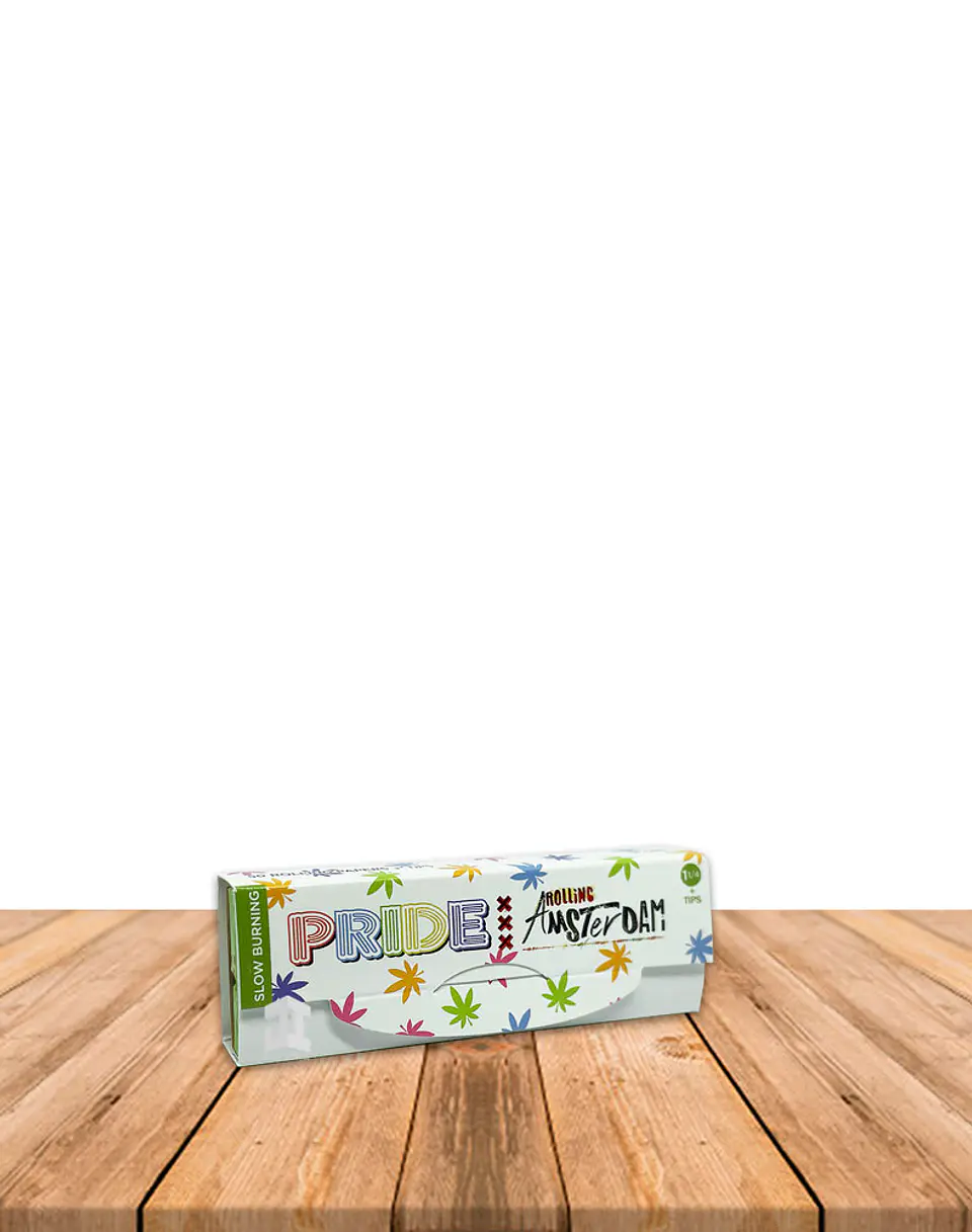 Papel Rolling Amsterdam PRIDE 1 1/4 + TIPS 2