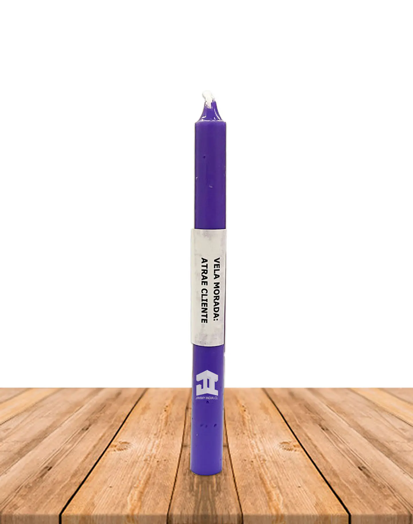 Vela Lisa Esotérica Color Morado 2