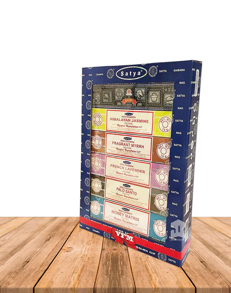 Incienso Satya Caja Regalo Mix Pack de 12Und 2