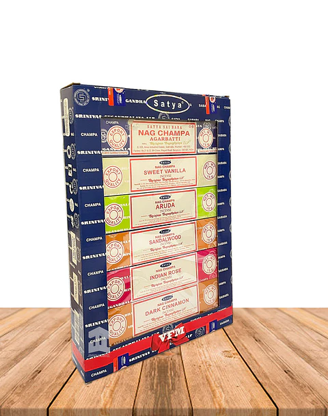 Incienso Satya Caja Regalo Mix Pack de 12Und