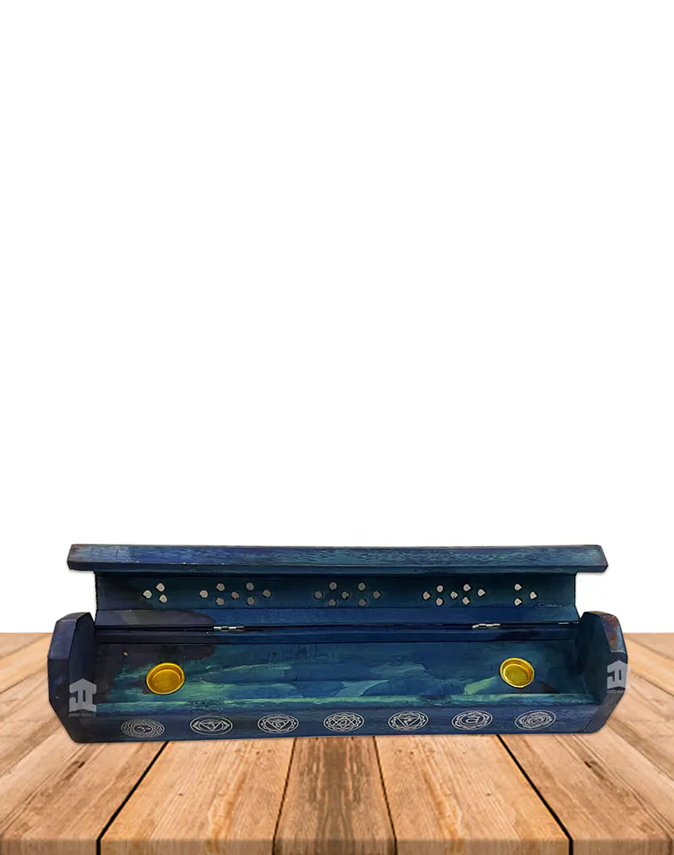 Porta Incienso Baul 7 Chakras  #273 9