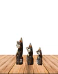 Set de 3 Gatos de Madera  N°3  15,8cm - Miniatura 6