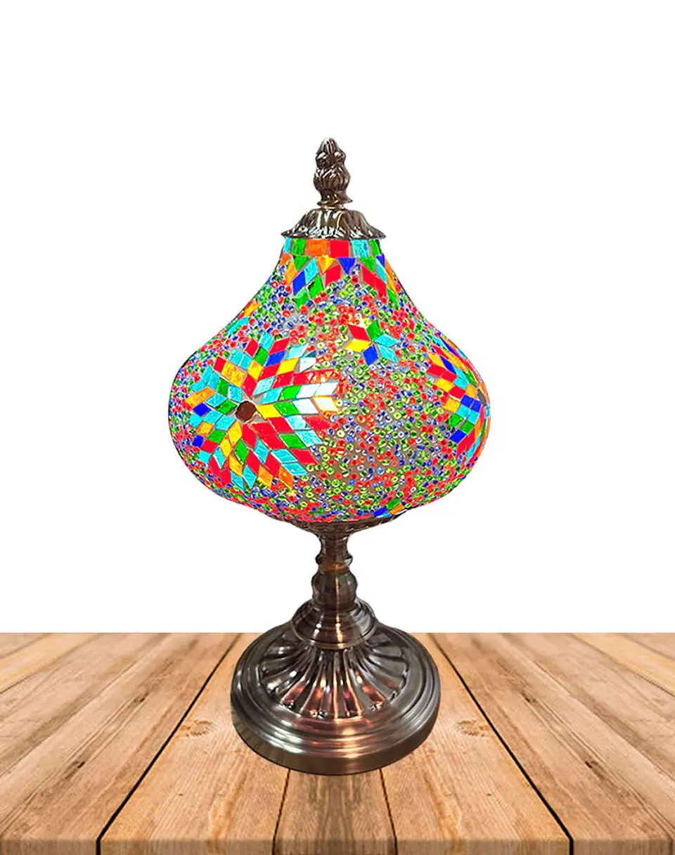 Lámpara de Mesa Turca de Mosaico 16