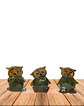 Set de 3 Búhos de Cerámica JI16-248 - Miniatura 1