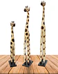 Set de 3 Jirafas de Madera  N°6  99cm - Miniatura 2