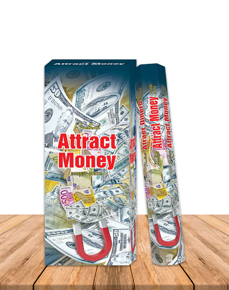 Incienso Formato Hexagonal Atrae Dinero 1