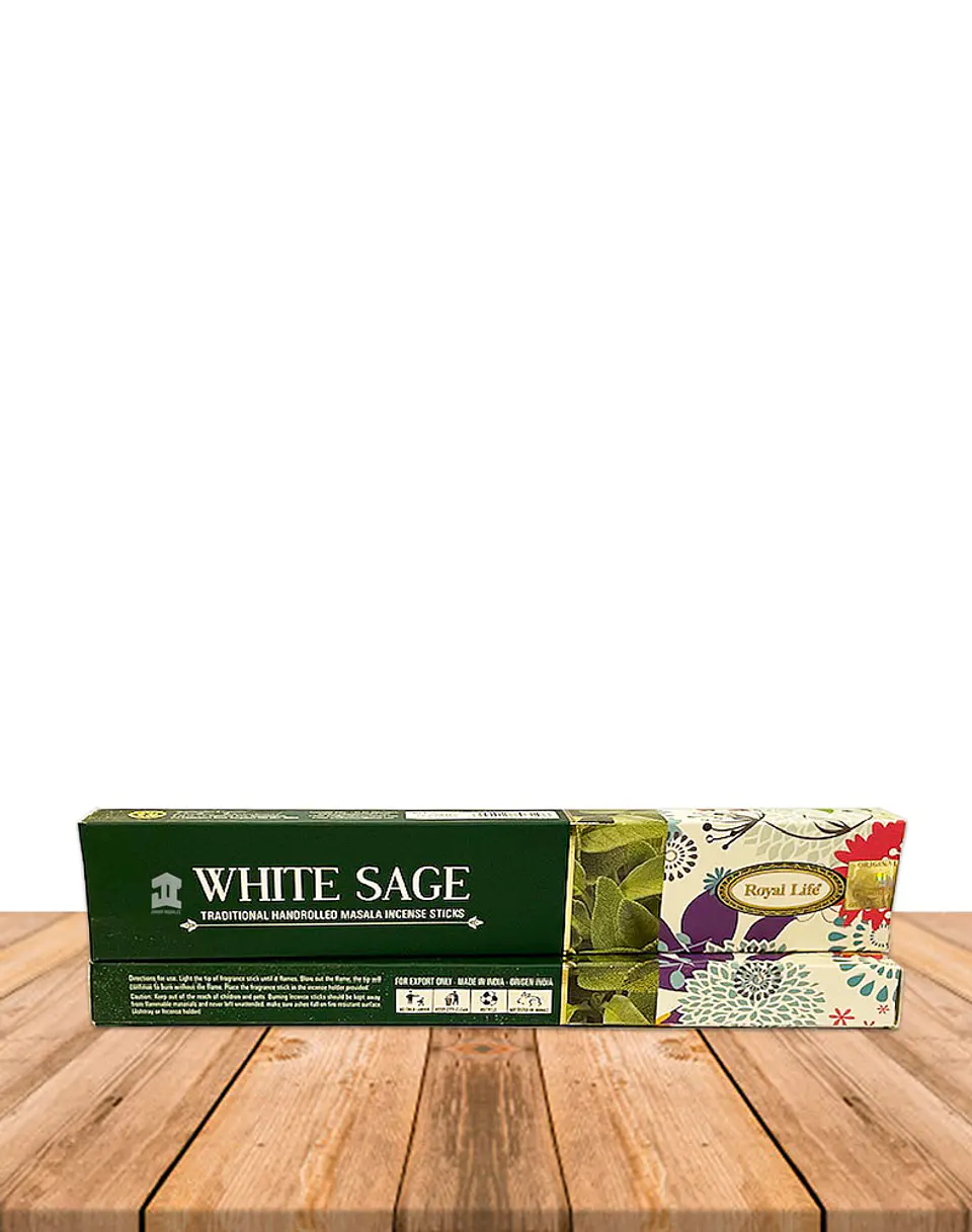 Incienso Royal Life  Salvia Blanca  15gr 2